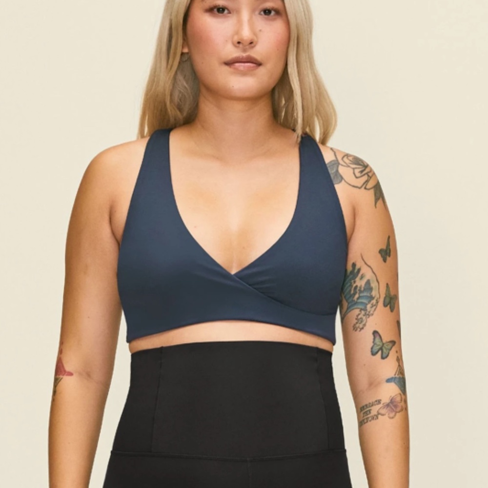 girlfriend collective may nursing bra xxl